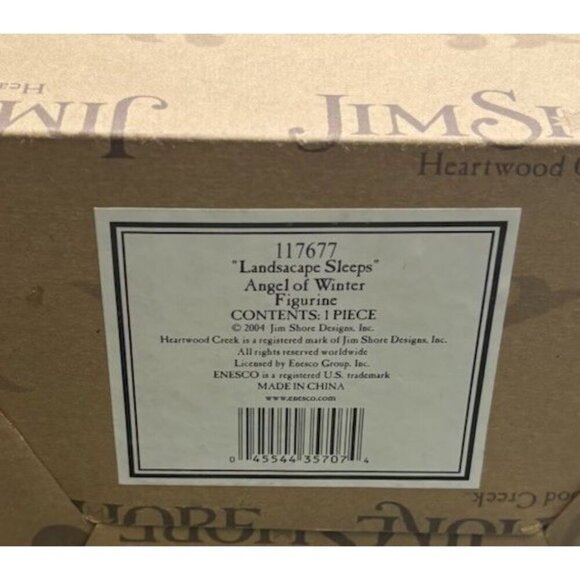 Jim Shore Angel Christmas Heartwood Creek 9.5" “Landscape Creek” - Picture 6 of 8